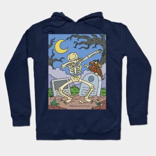 Skelleton Dab Halloween Gift Hoodie